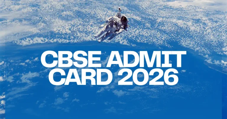CBSE Admit Card 2026