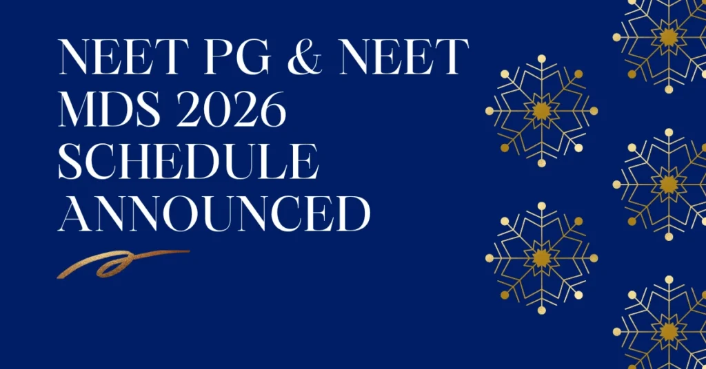 NEET MDS 2026 exam date