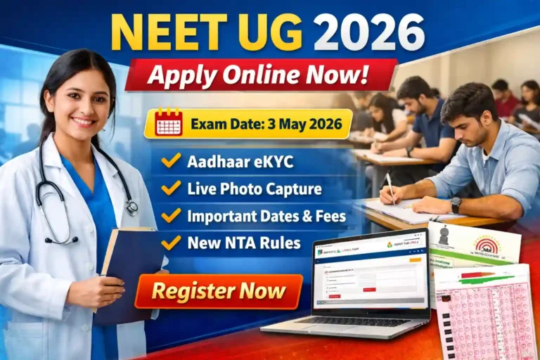 NEET UG 2026 Apply Online